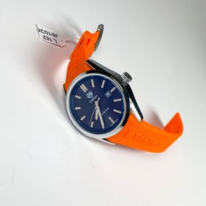 Reloj TAG Heuer Carrera Caballero Malla Goma Naranja - imagen 2