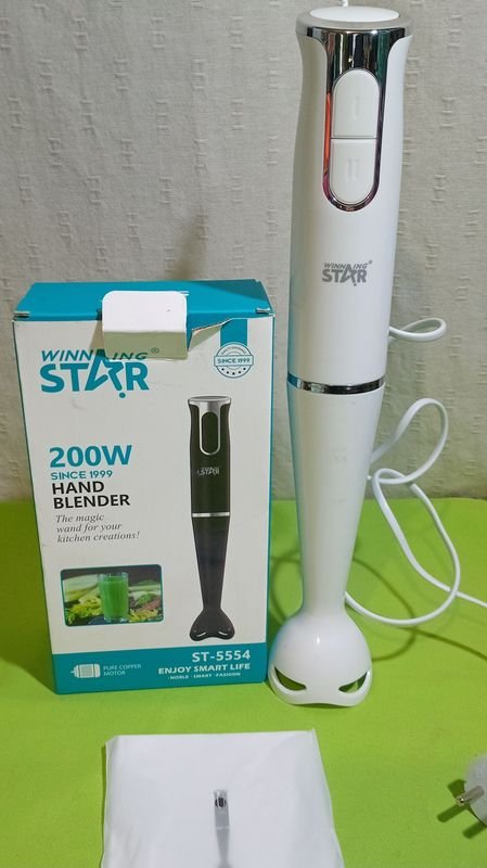 Batidora de Mano WINNING STAR ST-5554 Blanca