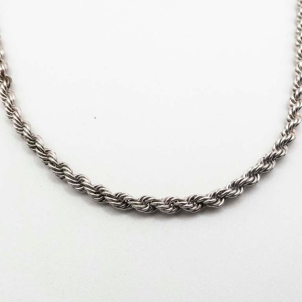 Cadena de Plata Torneada 58 cm - 37.6 g - imagen 1