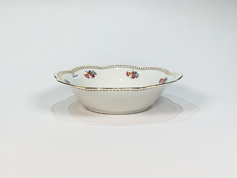Frutera de Porcelana Bavaria Schumann Arzberg con Decoración Floral