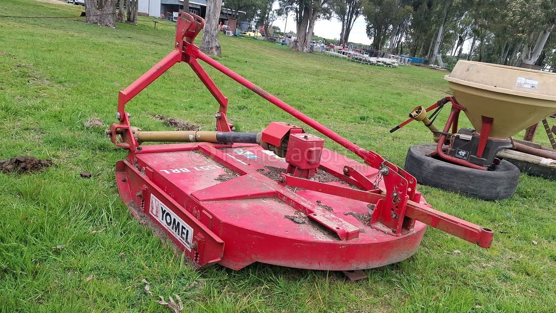 Rotocultivador YOMEL Rojo para Tractor