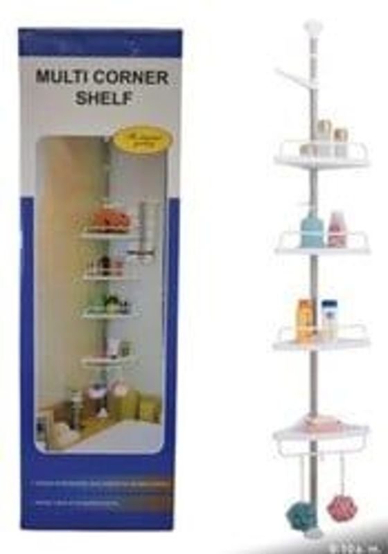 Esquinero para duchero de baño con almacenamiento y organización - imagen 2
