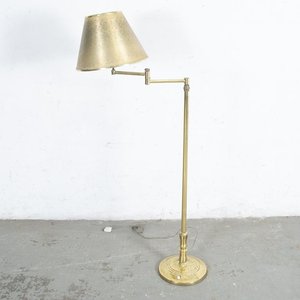 Lámpara de Pie de Bronce con Pantalla Ajustable - imagen 2