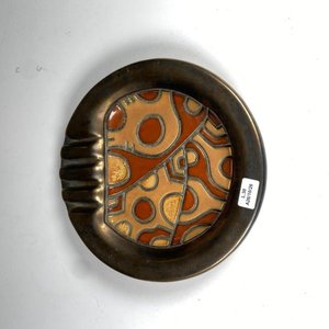 Cenicero de Cerámica Taller Rancho Decorado Diámetro 23 cm - imagen 1