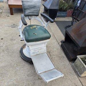 Sillón Dental o de Peluquero Vintage para Coleccionistas - imagen 2