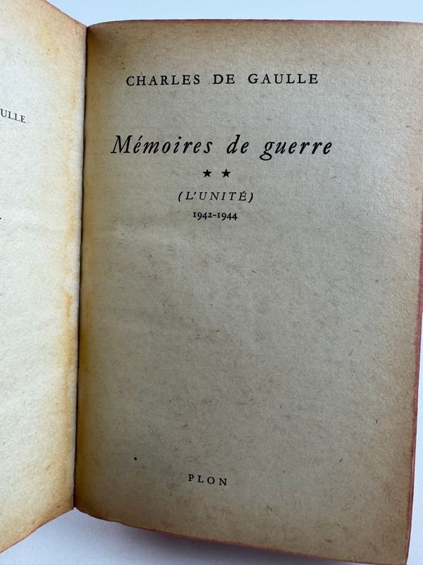 Libros de memorias de la guerra de Charles de Gaulle - imagen 3