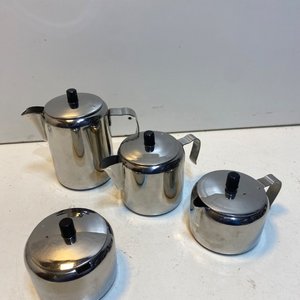 Set de Cafetera Italiana y Accesorios de Acero Inoxidable y Vidrio - imagen 6
