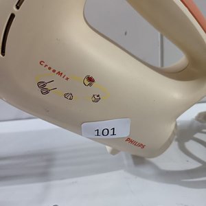 Batidora Eléctrica Philips Creamix Beige y Naranja - imagen 2