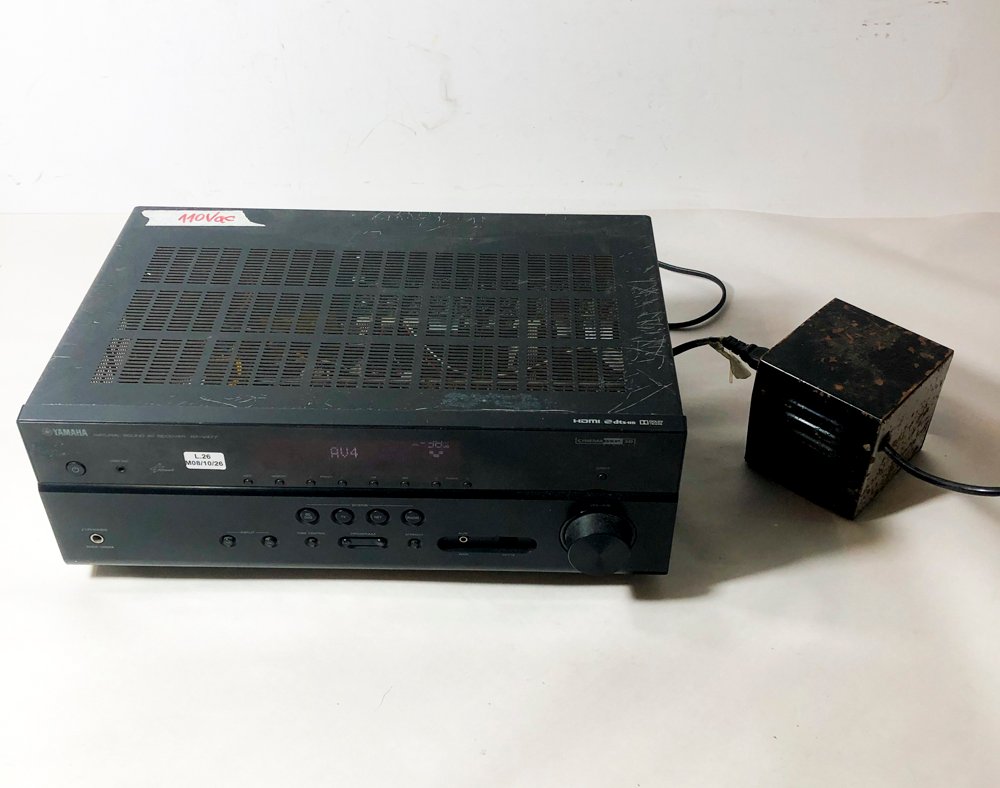 Sintoamplificador Yamaha RX-V477 con transformador CERBA 250W