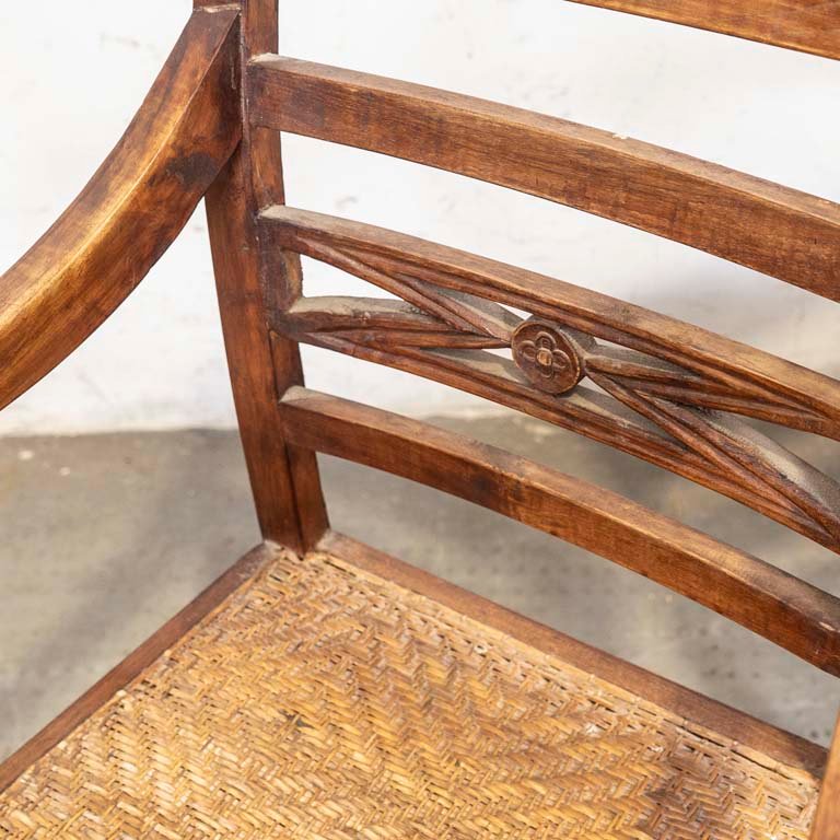 Sillones ingleses con asientos de ratán para decorar tu hogar - imagen 3