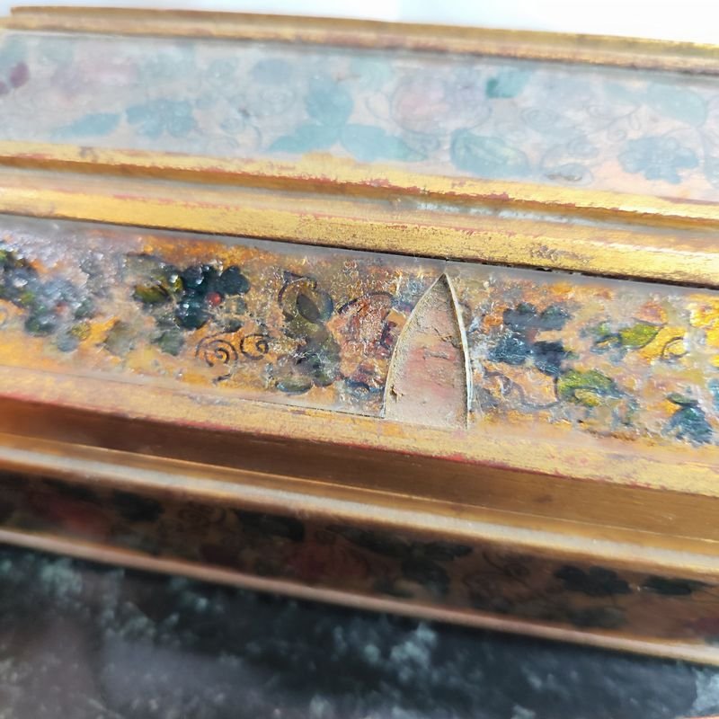 Caja de madera artesanal pintada a mano - imagen 4
