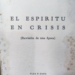 El Espíritu en Crisis (1935) por Zulma Nuñez - Viau & Zona Editores - imagen 3
