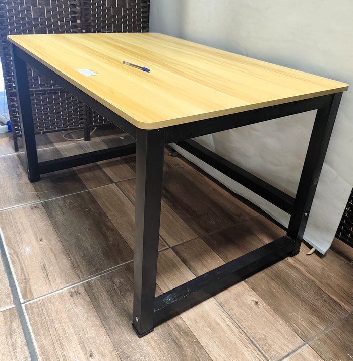 Mesa Estilo Industrial Estructura Metálica Reforzada - imagen 4