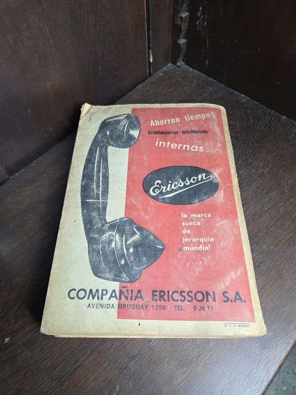 Guía telefónica del Uruguay año 1961 - Libro antiguo - imagen 4