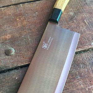 Hachón de Cocina Singbox Acero Inoxidable con Mango de Madera - imagen 3