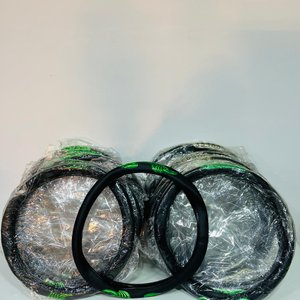 Lote de 20 Cubre Volantes Negros con Diseño Verde - imagen 1