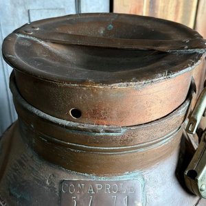 Tarro de Leche CONAPROLE CAPURRO de Cobre con Candado - imagen 5
