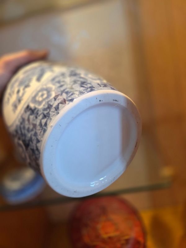 Vaso en porcelana oriental de 22cm - imagen 4