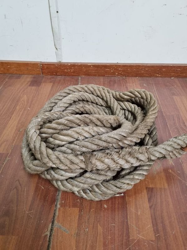 Soga Gruesa de 10.5 Metros para Trabajos o Decoración Rústica