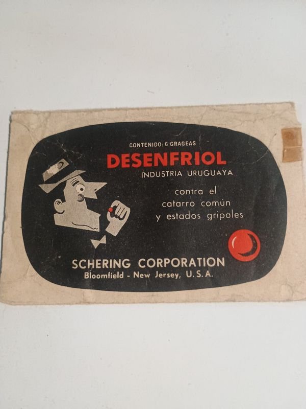 Antiguo sobre de antigripal décadas de los años 40 - imagen 2