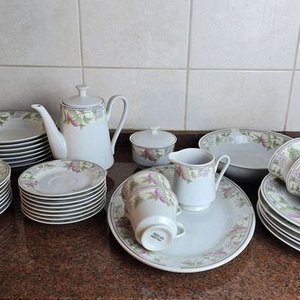 Juego de Vajilla de Porcelana China con Diseño de Frutas - imagen 2