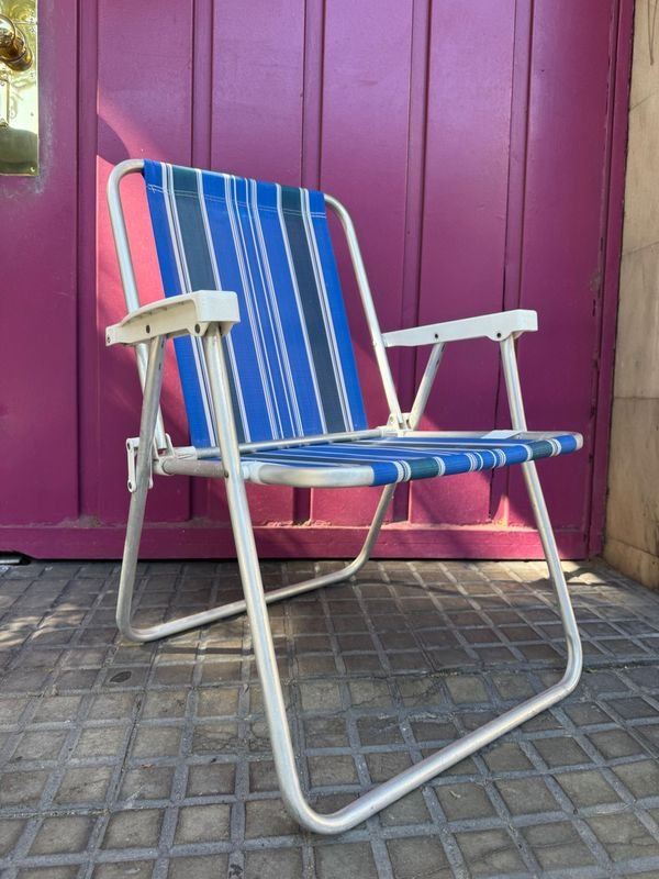 Silla de playa plegable en aluminio - imagen 4
