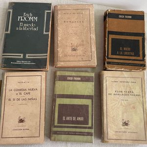 Lote de 5 Libros: Erich Fromm, Duque de Rivas, Moratín y Ramón Menéndez Pidal - imagen 1