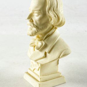 Busto de Giuseppe Verdi en Alabastro, 12 cm - imagen 3