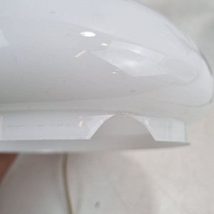 Par de Lámparas de Mesa Rústicas con Pantallas de Vidrio Opalino - imagen 5