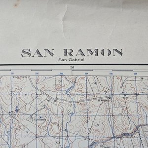 Mapa Topográfico San Ramón y San Gabriel, Escala 1:50000, Instituto Geográfico Militar Uruguay - imagen 2