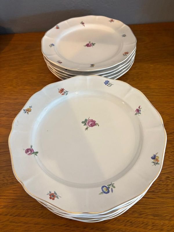 Juego de Té Olmos con flores azules - imagen 13