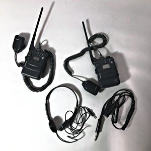 Set de 2 Walkie Talkies Sony, Foco de Iluminación y Rollo de Papel Reflectante - imagen 4