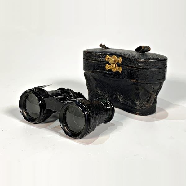 Prismáticos de Teatro Vintage Deraisme Paris con Estuche Negro