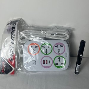 Alargue con 4 Tomas y 2 Puertos USB, Nuevo - imagen 5