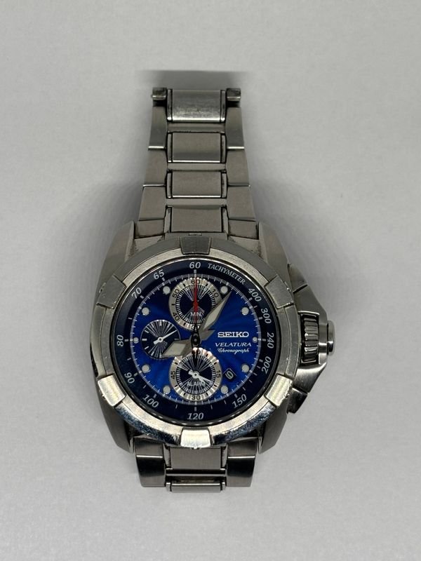 Reloj SEIKO VELATURA ACERO - Cronógrafo con Tachimetría y Fecha - imagen 2