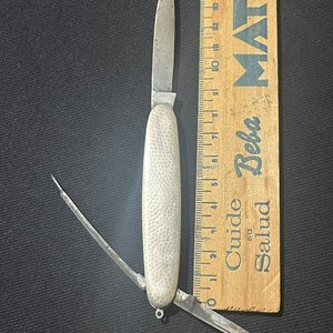 Navaja Antigua de Plata Muller & Schmidt Solingen Centenaria Sellada - imagen 1