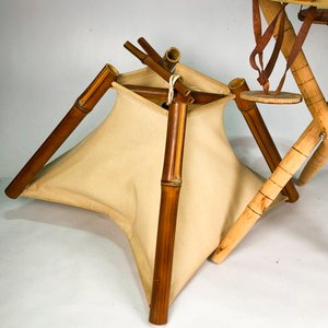 Mesa Plegable Havana Club para Ron y Colgante Beige de Madera y Bambú - imagen 4