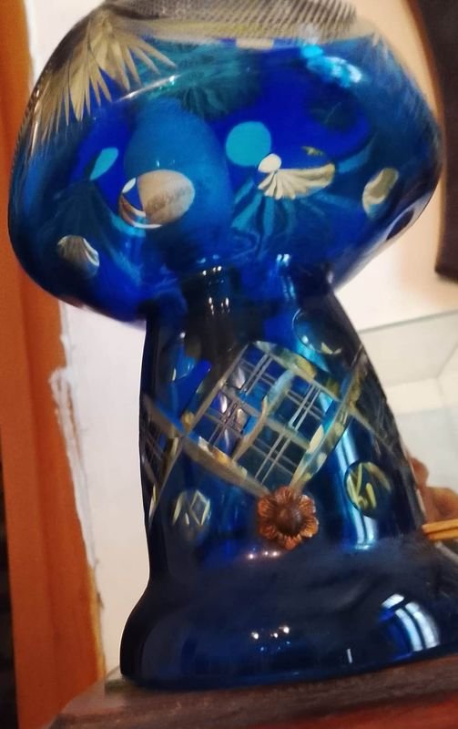 Lámpara de cristal Bohemia en forma de 'hongo' - imagen 7