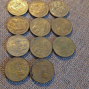 11 Monedas Conmemorativas Uruguayas Zabala - imagen 2