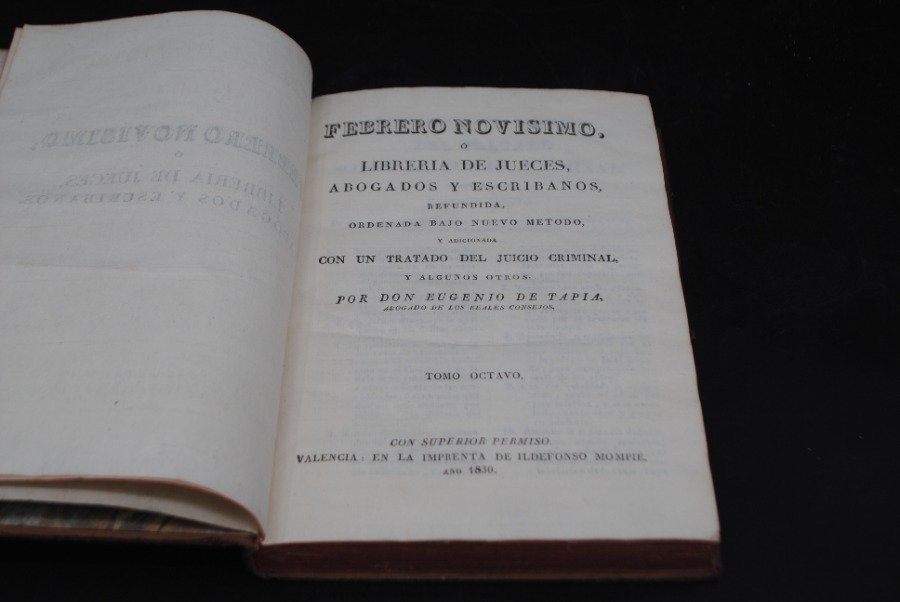 Libro antiguo de jurisprudencia española - imagen 3