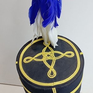 Kepi de Gala Oficial Jefe Escuela Militar Uruguay - imagen 3