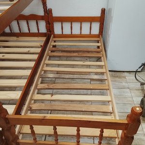 Lote anterior: Cama de Una Plaza Estilo Rústico Madera Maciza