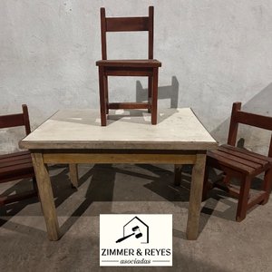 Juego de Mesa y Sillas de Madera para Niños - imagen 3