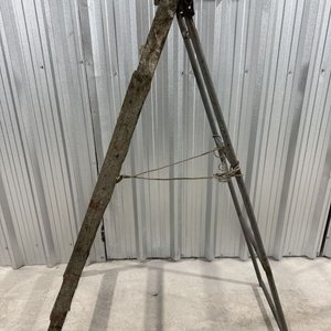 Escalera Tijera Plegable de Madera y Metal con 6 Peldaños - imagen 5