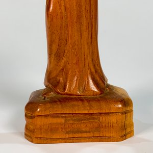 Talla de Madera de San Francisco de Asís, 24 cm - imagen 3