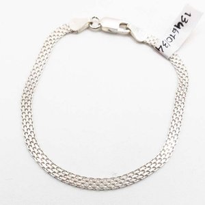Lote siguiente: Pulsera Chata de Plata 925 - 16cm