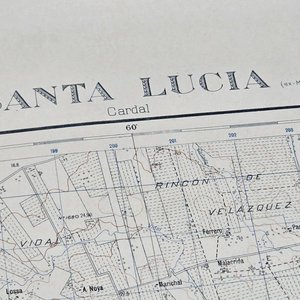 Lote anterior: Mapa de Santa Lucía, Cardal, Instituto Geográfico, Escala 1:50.000