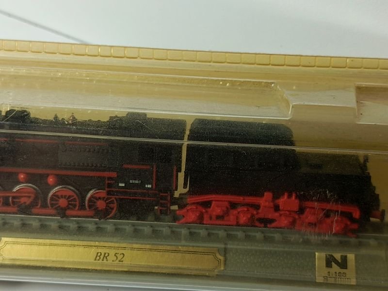 Locomotora de tren en miniatura BR 52 alemana, escala N (1:160) - imagen 4