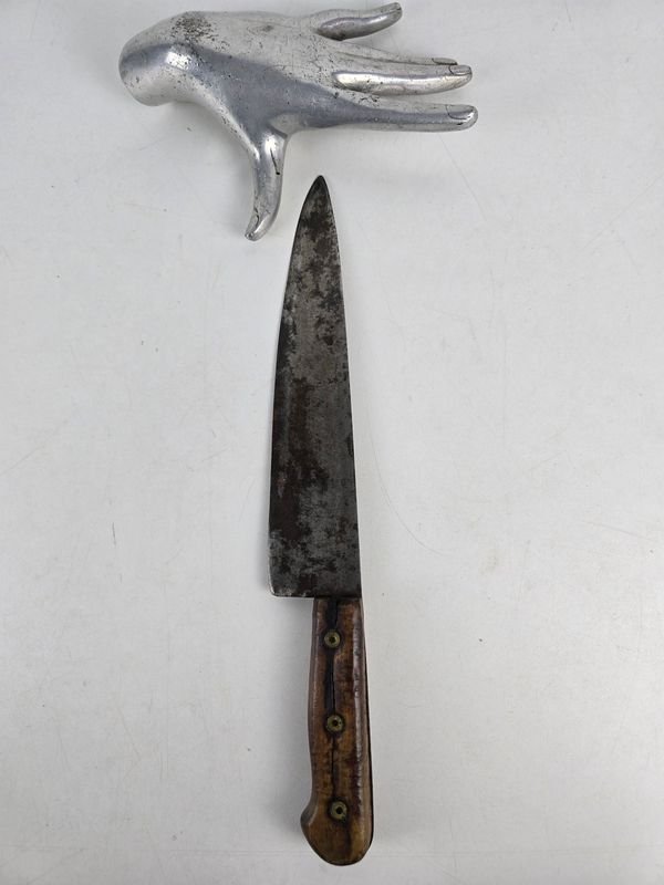 Cuchillo Tramontina Antiguo de Cocina con Mango de Madera
