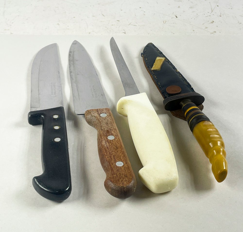 Set de 4 cuchillos Solingen con vaina